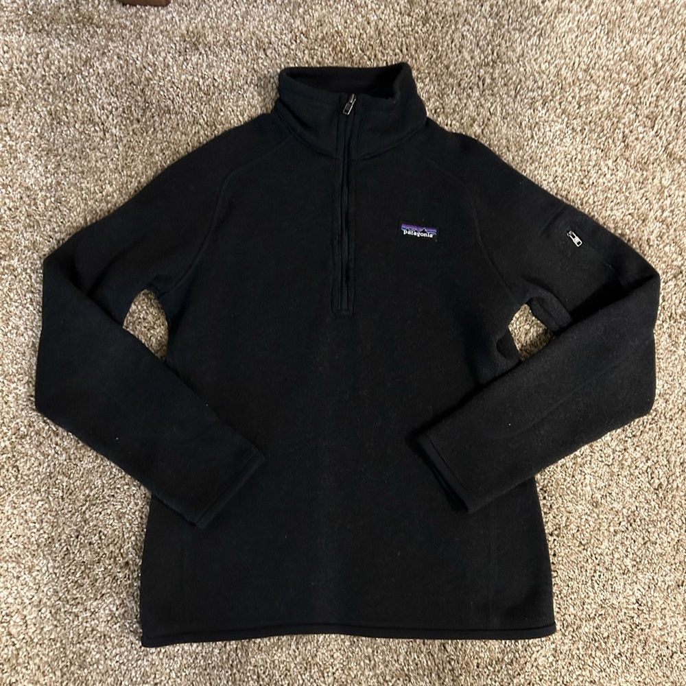 Patagonia 1/4 fleece black